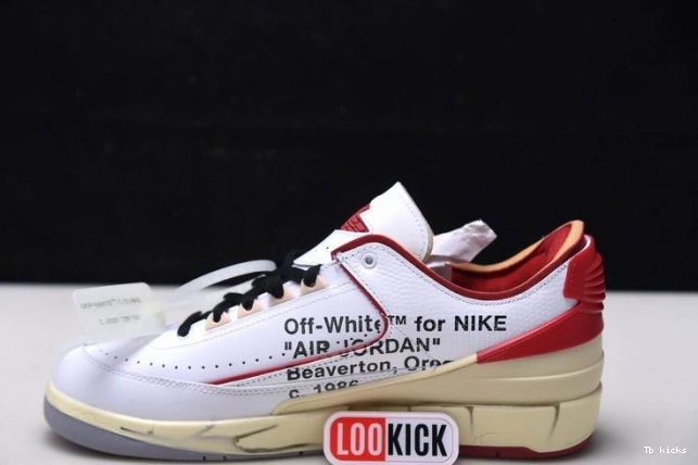 Reps TBK Jordan Retro White Red Off-White SP Low DJ4375-106 2 0812
